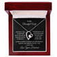 To My Beautiful Wife, You Complete My Life Luxury Pendant Necklace Gift