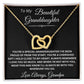 To My Beautiful Granddaughter A Cherished Gift Personalized Pendant Necklace From Grandpa