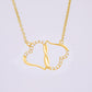 Authentic 10k Solid Yellow Gold Luxury Diamond Necklace