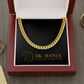 Polished Stainless Steel Or 14k Yellow Gold Over Stainless Steel Cuban Link Chain Necklace