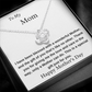 To My Mom A Wonderful Mother Luxury Necklace Mother's Day Gift