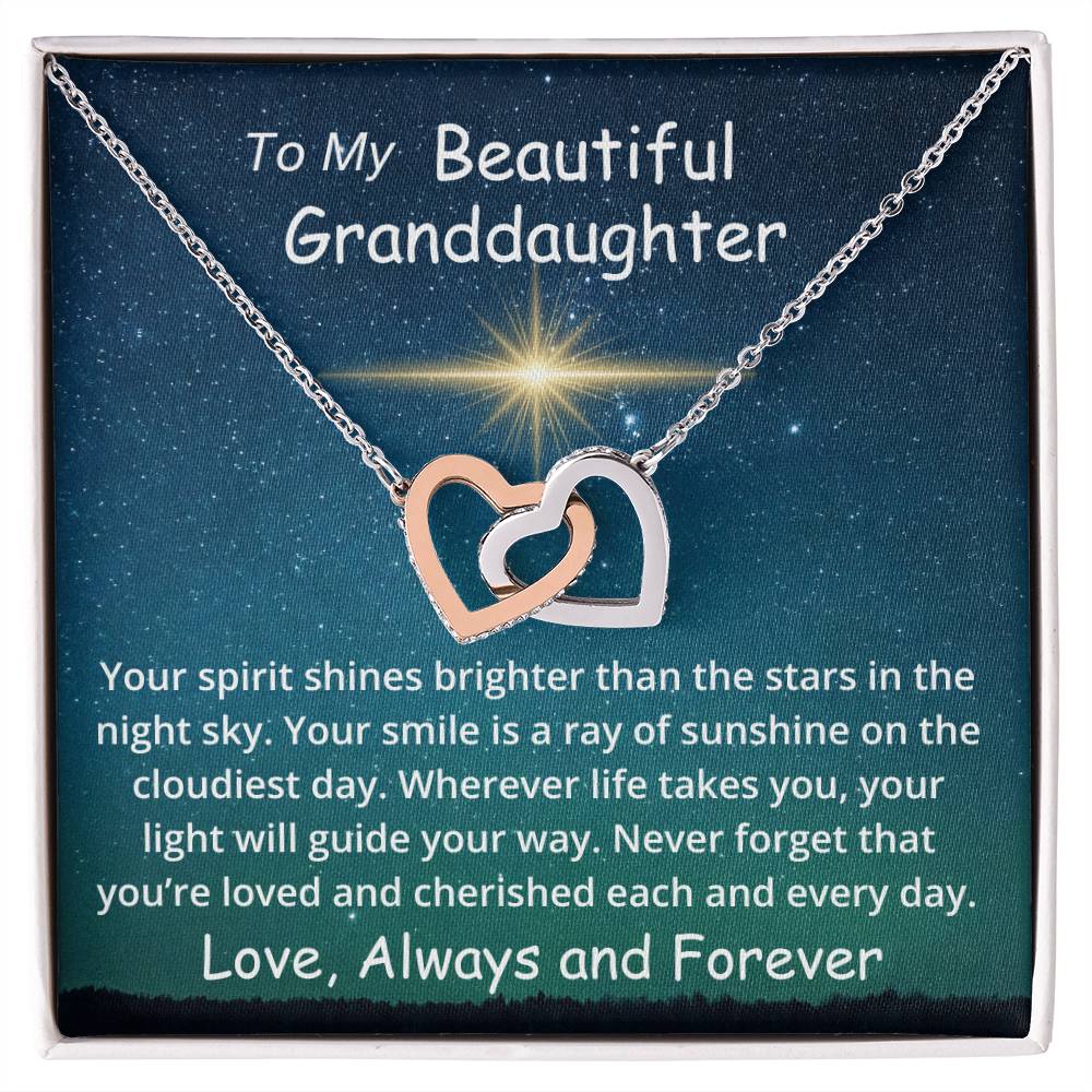 Grandpa to Granddaughter Necklace - Keep me in your Heart, I'll Stay t –  Alexa's Gifts