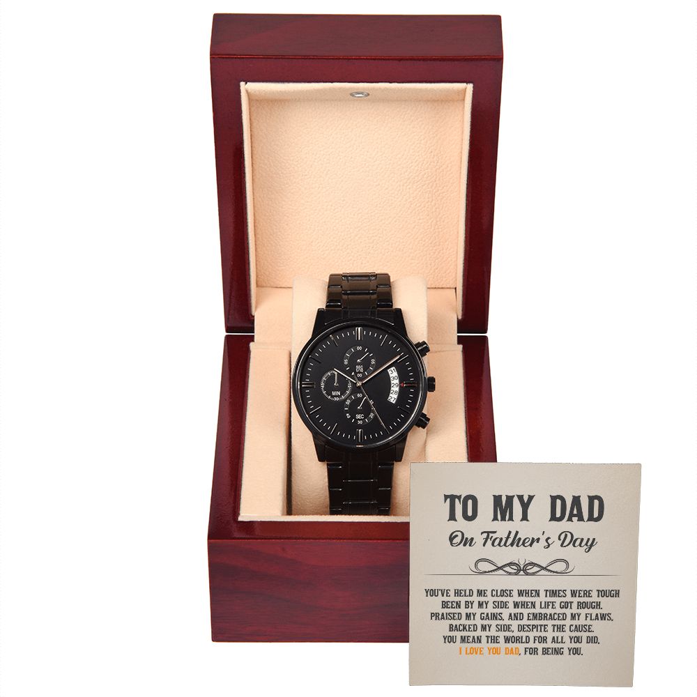 To My Dad On Father's Day High-Quality Chronograph Luxury Watch Gift