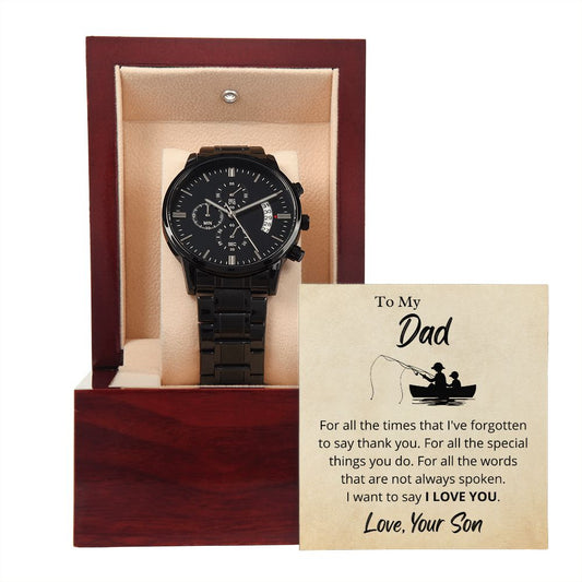 Dad For All The Special Things You Do Unique High-Quality Chronograph Watch Gift