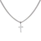 To My Dad From Son Artisan Cross Pendant Necklace Gift With Link Chain