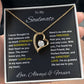 To My Soulmate My Sweetest Love Luxury Forever Love Pendant Necklace Gift
