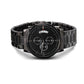 Great Fisherman Better Dad Engraved Luxury Black Chronograph Watch