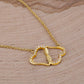 To My Gorgeous Wife Everlasting Love Authentic 10k Solid Yellow Gold Luxury Diamond Necklace