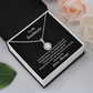 To My Soulmate Cherish Forever Personalized Luxury Pendant Necklace