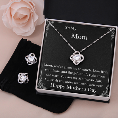 My Mother So Dear Luxury Necklace And Earring Set