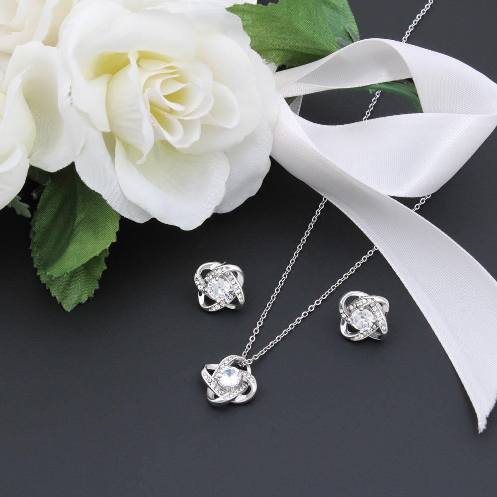 To My Mom A Special Bond Mother's Day Necklace And Earring Set Gift
