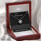 To My Bonus Mom A Special Bond Mother's Day Necklace And Earring Set Gift