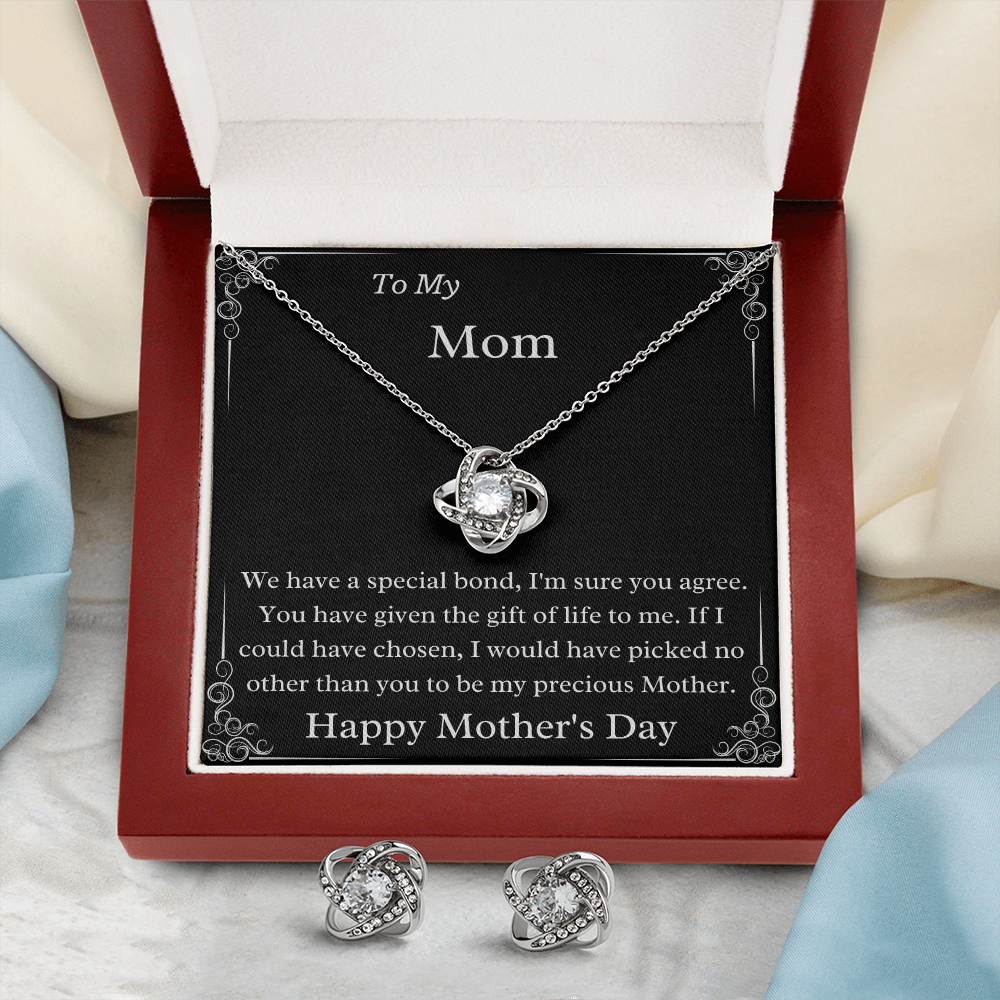 To My Precious Mother Luxury Necklace And Earring Set