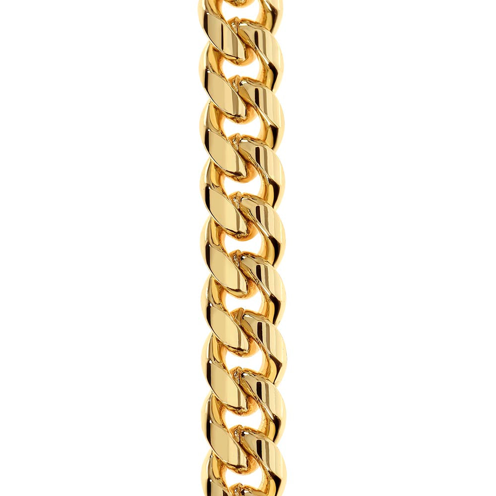 To My Dad I Want To Say I Love You Cuban Link Chain Necklace Gift