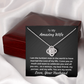 To My Amazing Wife I Want To Celebrate You Never Ending Love Pendant Necklace Gift