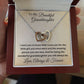 To My Beautiful Granddaughter In My Heart Personalized Pendant Necklace