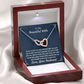 To My Beautiful Wife Surgical Steel & Rose Gold Or 18k Yellow Gold Finish Necklace Gift