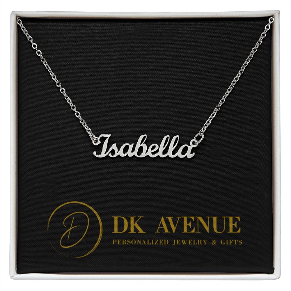 A Unique Custom Personalized Name Necklace Gift