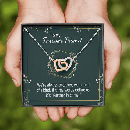 To My Forever Friend Personalized Friendship Pendant Necklace Gift