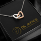 Interlocking Hearts Luxury Pendant Necklace