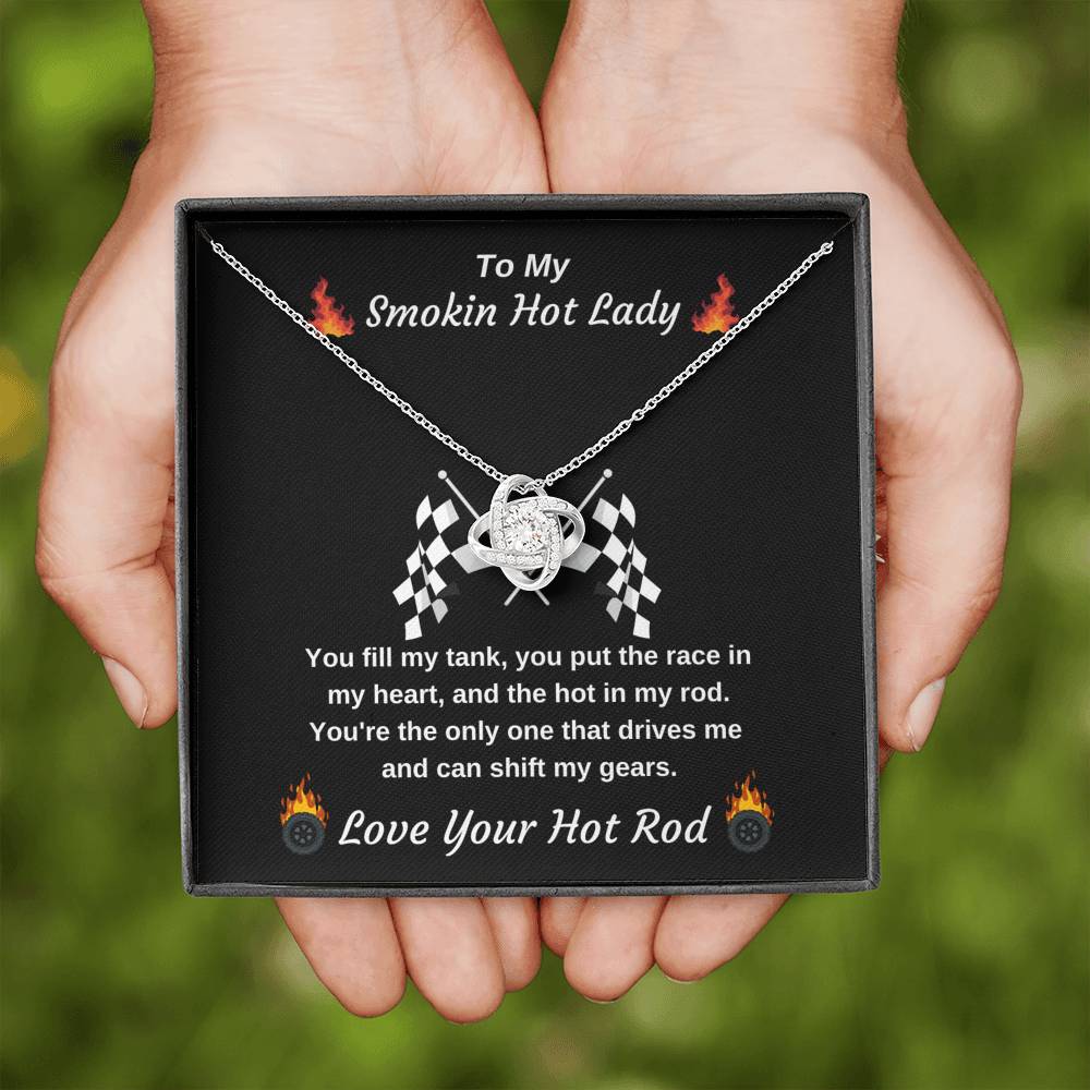 To My Smoking Hot Lady Eternal Love Personalized Luxury Necklace Gift