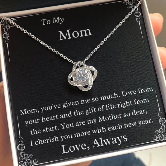 To My Mom A Mother So Dear Bond Between Two Souls Luxury Necklace Gift