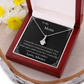 To My Mom A Jewel So Rare 14k White Gold Finish Luxury Necklace Gift