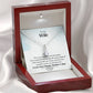 To My Wife, Your An Amazing Wife And Mother Alluring Beauty Necklace