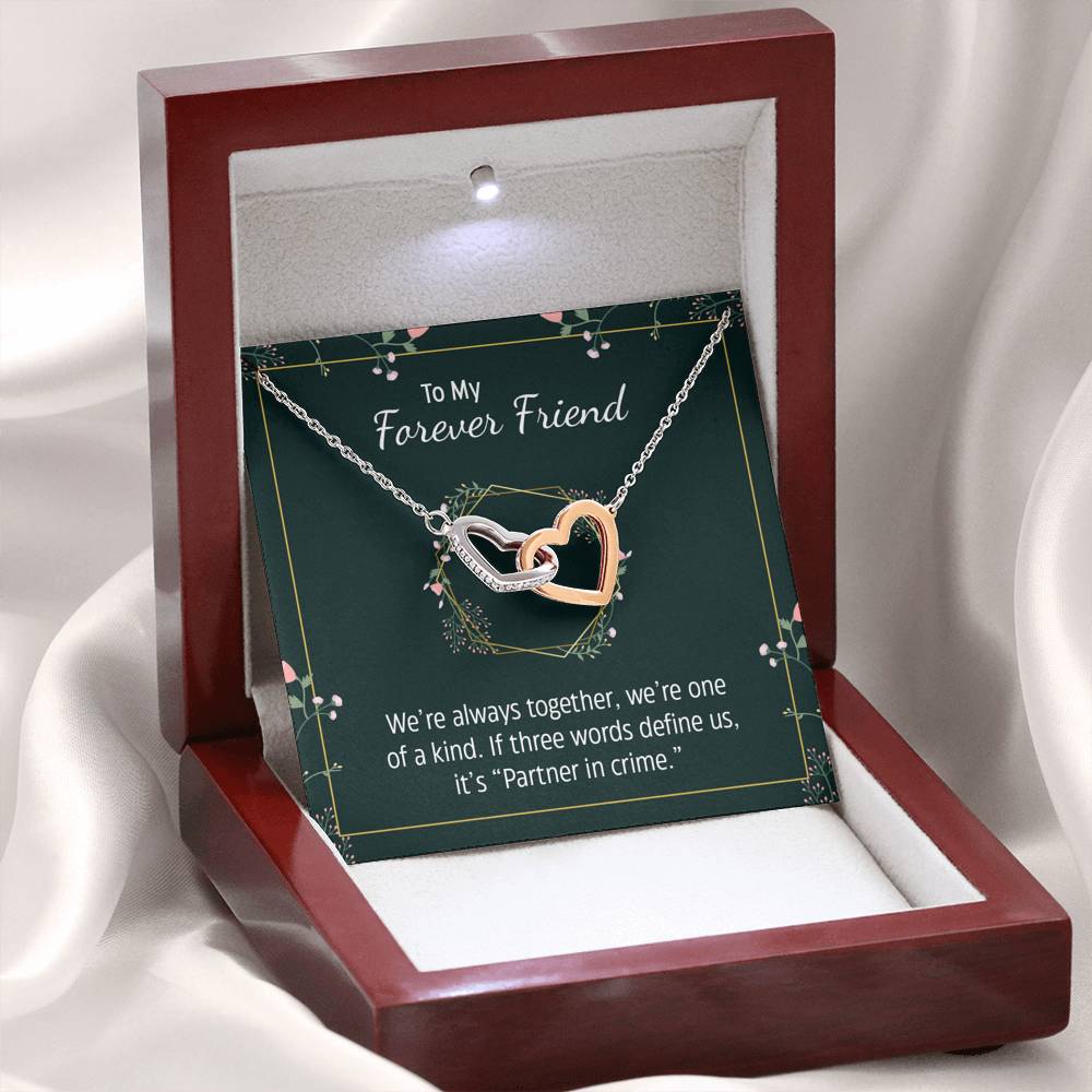 To My Forever Friend Personalized Friendship Pendant Necklace Gift