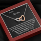 To My Mom A Wonderful Mother Never Ending Bond Necklace Mother's Day Gift