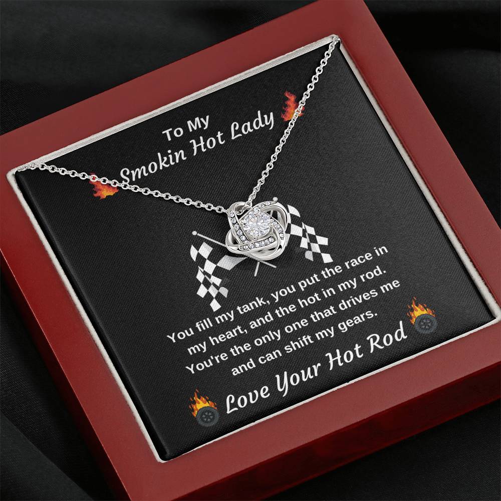 To My Smoking Hot Lady Eternal Love Personalized Luxury Necklace Gift