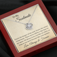 To My Soulmate Owner Of My Heart Luxury Pendant Necklace With Humorous Card
