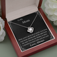 To My Mom A Mother So Dear Bond Between Two Souls Luxury Necklace Gift