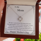 To My Mom A Special Bond Mother's Day Necklace Gift