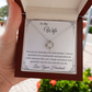 To My Wife, An Amazing Wife And Mother Eternal Love Luxury Pendant Necklace Gift